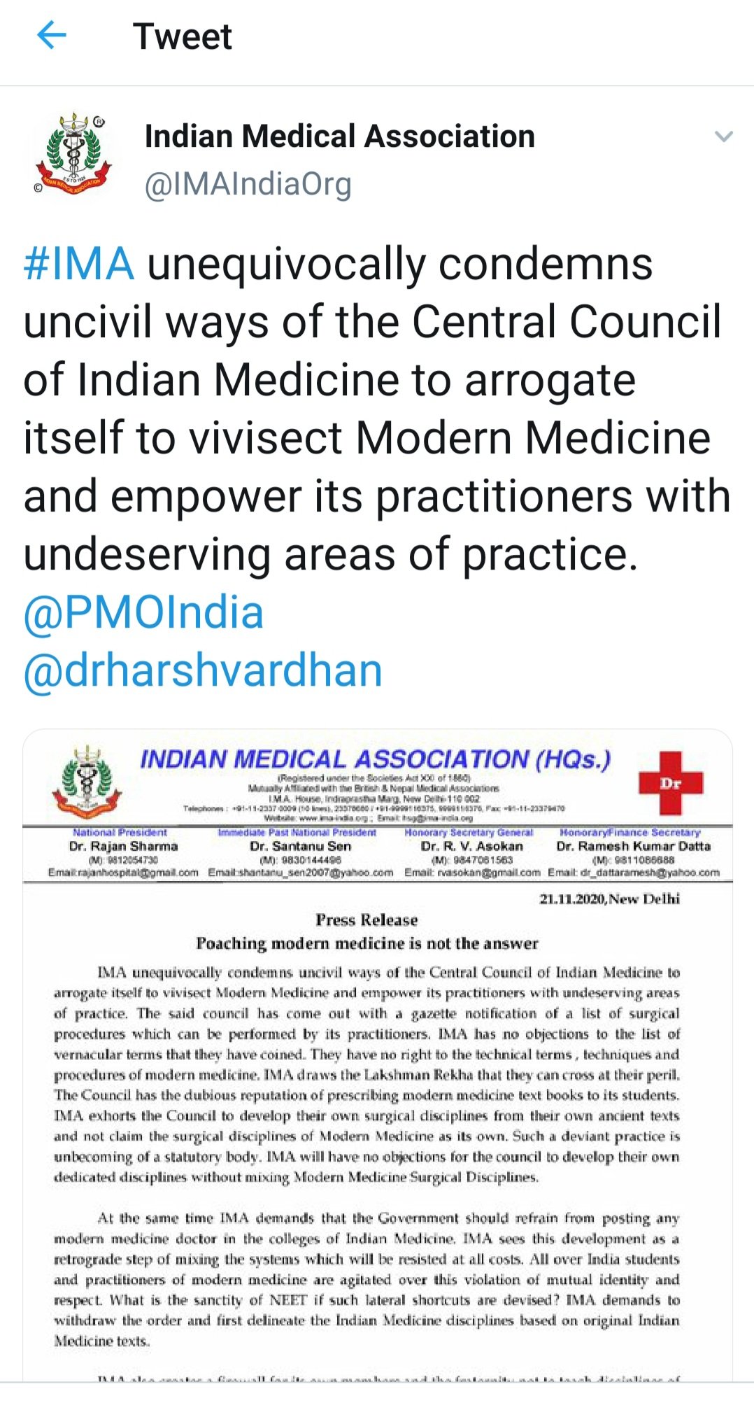 Supreme Court Judgement On Allopathic Practice By Ayush Doctors